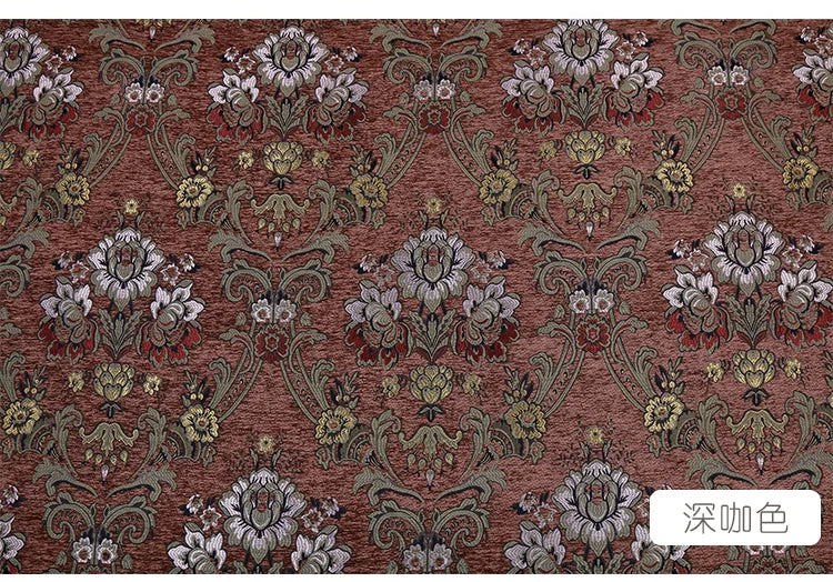 Jacquard Chenille Sofa Fabric European Style High Precision for Upholstery Home Decor Drapery Covers By Meters