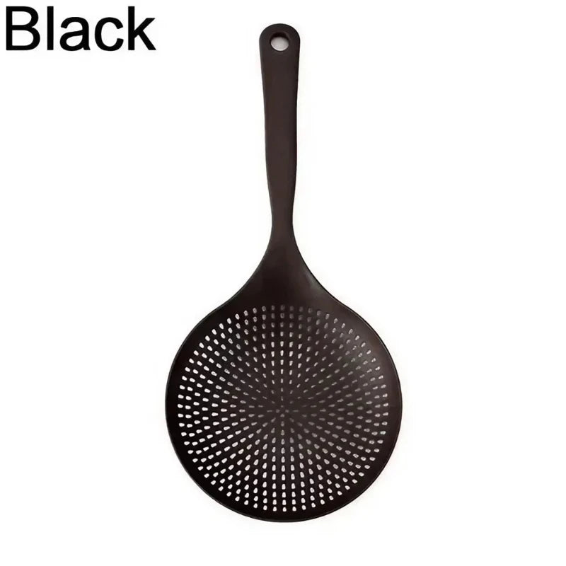 Large, Thickened, Long-handled Strainer Spoon for Draining Noodles and Dumplings in A Household Kitchen Kitchen Tools
