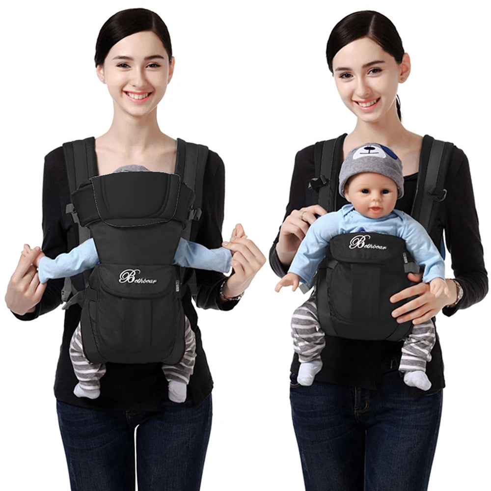 4-in-1 Ergonomic Baby Carrier Sling
