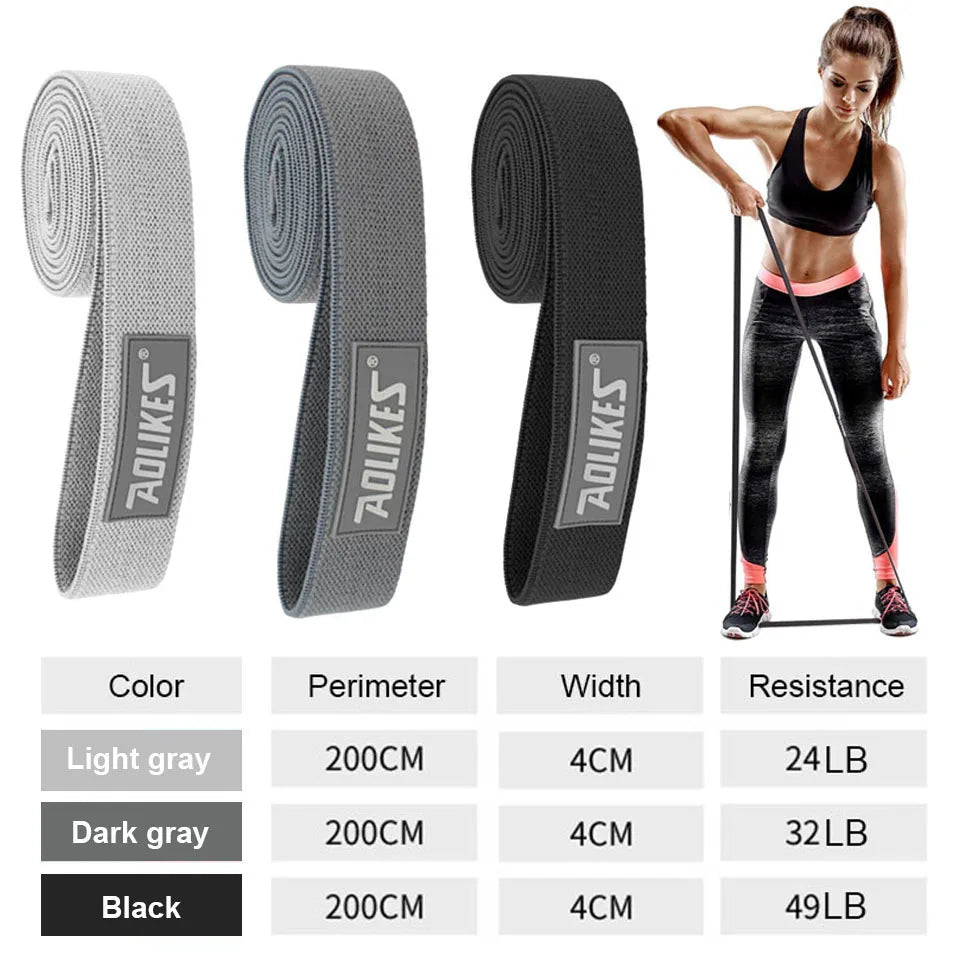 AOLIKES 3PCS Long Resistance Bands Set Yoga Pull Up