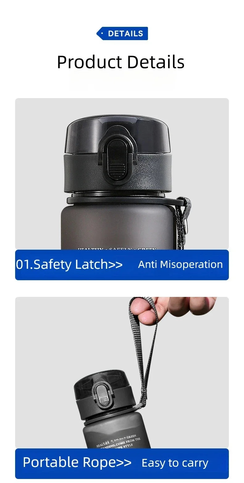 Bisphenol A (BPA) Free Leak Proof Sports Water Bottle High Quality Travel Hiking Portable My Favorite Drinking Bottle 400ml