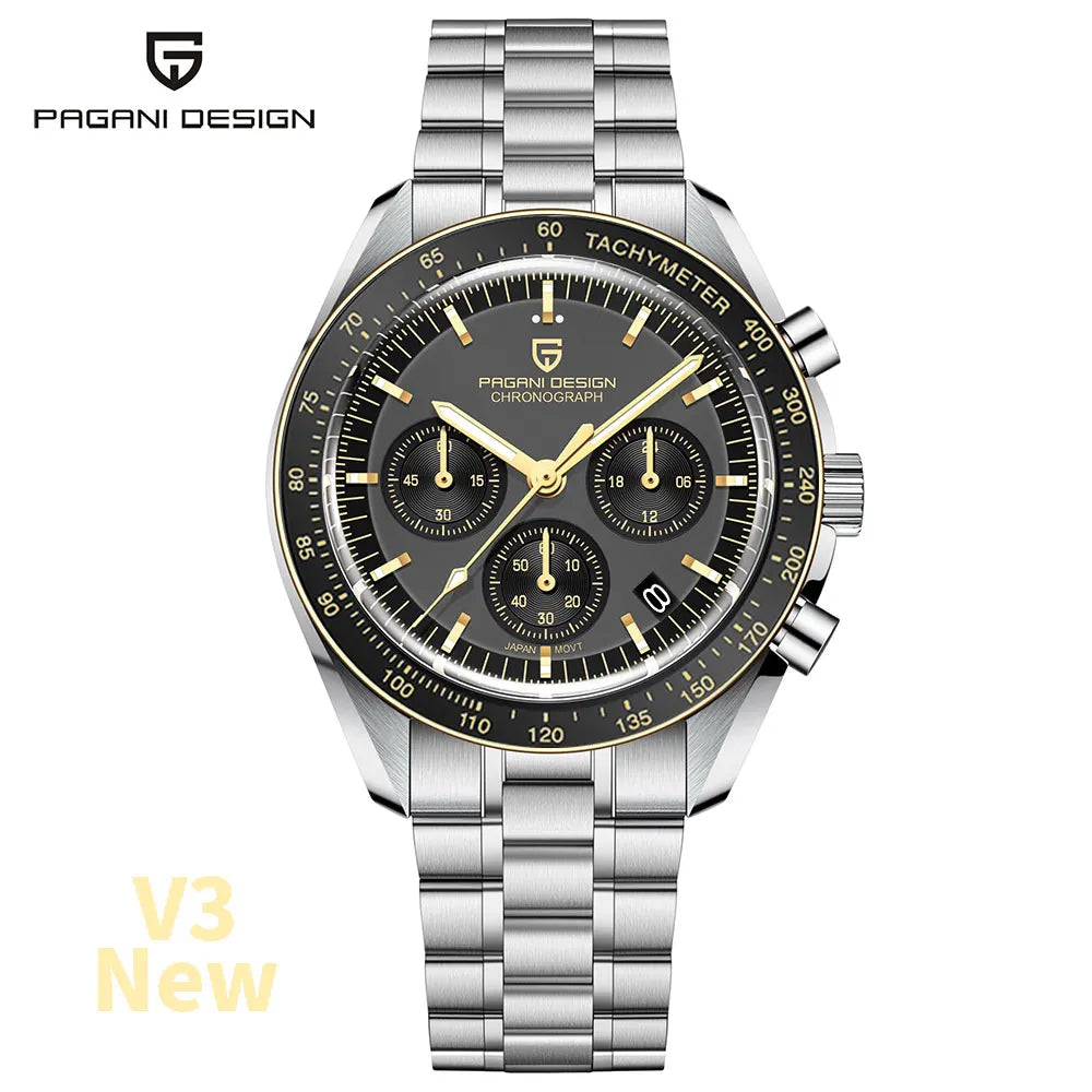 Pagani Design New V5 Pd1701 Men's Watches Luxury Quartz