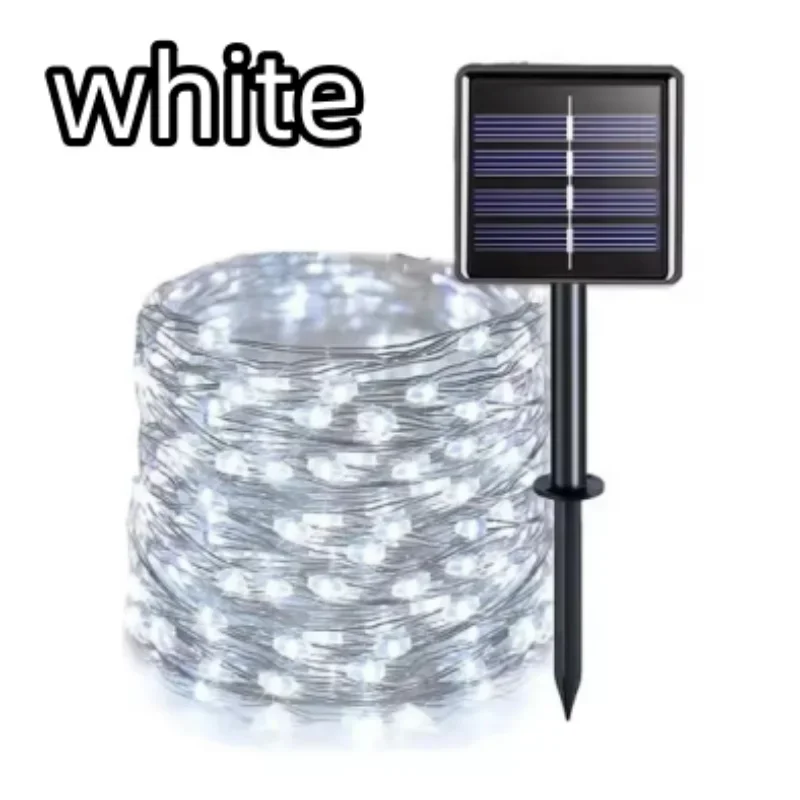 Outdoor Solar String Light 300/200/100/50 LED Fairy Garland 8