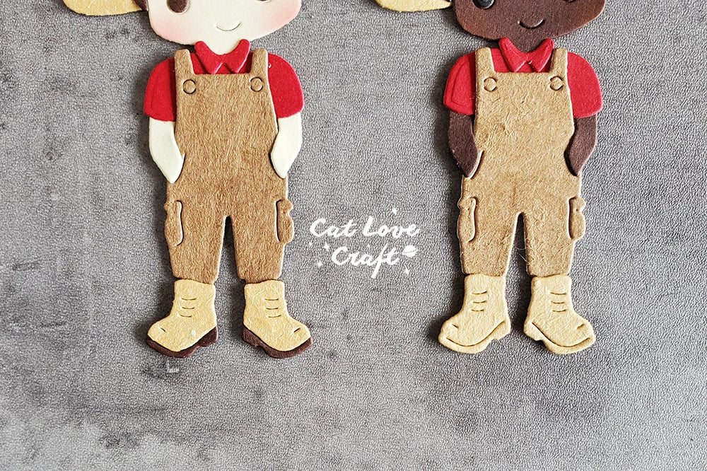 Catlove Farm Fall Harvest Autumn Boy Metal Cutting Dies Scrapbooking Stencil Die Cuts Card Making DIY Craft Embossing New 2022