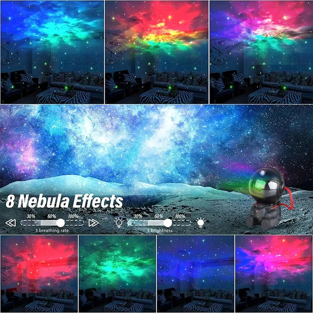 Astronaut Star Projector Lamp, Galaxy Light