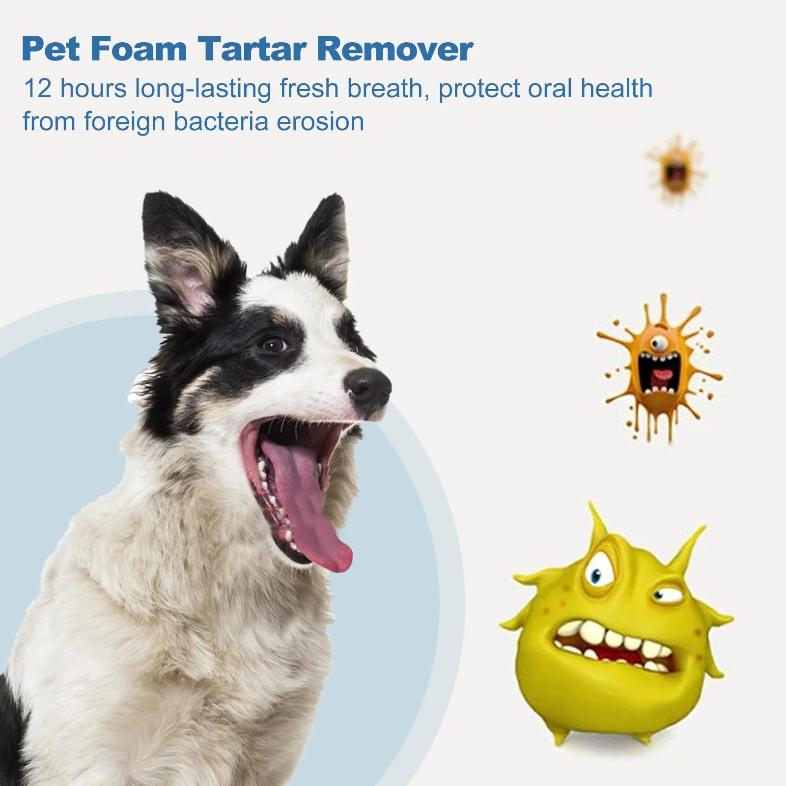 60ml Pet Tartar Remover Natural Plaques Off Tartar Remover Freshen Breath Foam For Dogs Cats Safe Effective Support Healthy Gums
