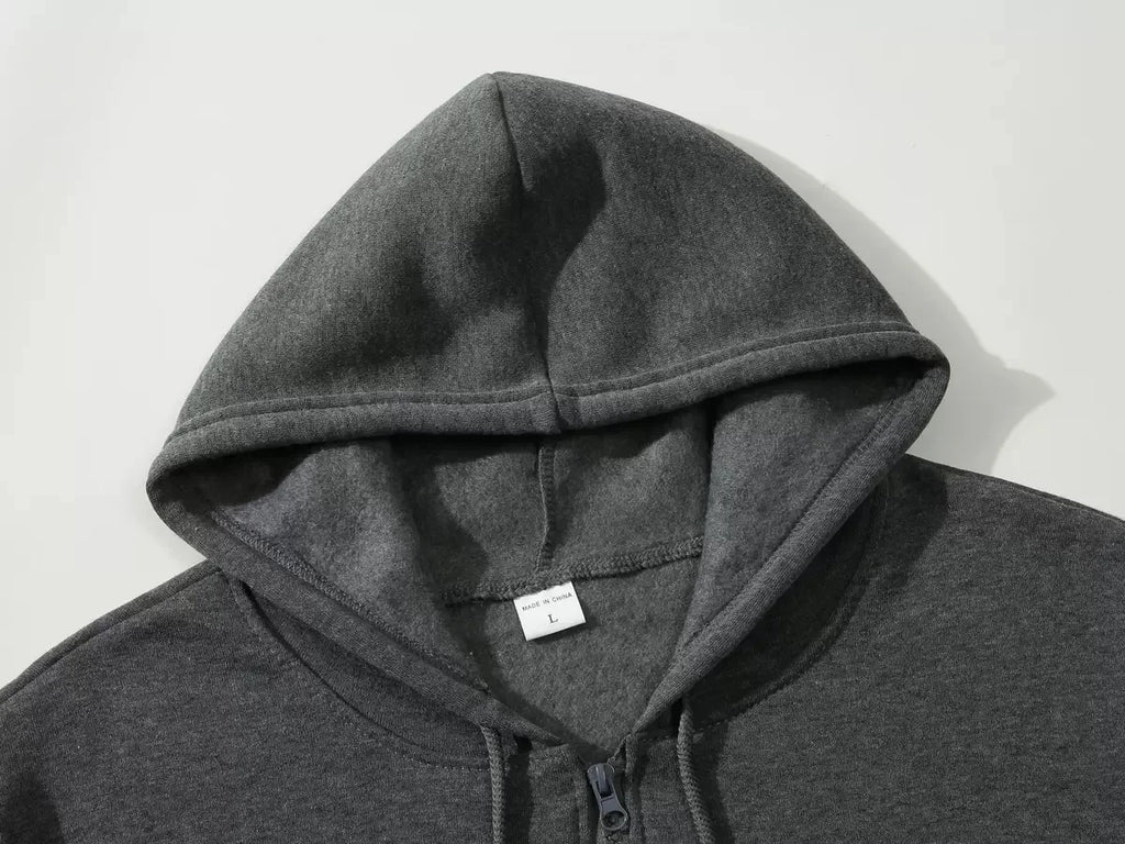 Y2K Zip-Up Hoodie Gothic