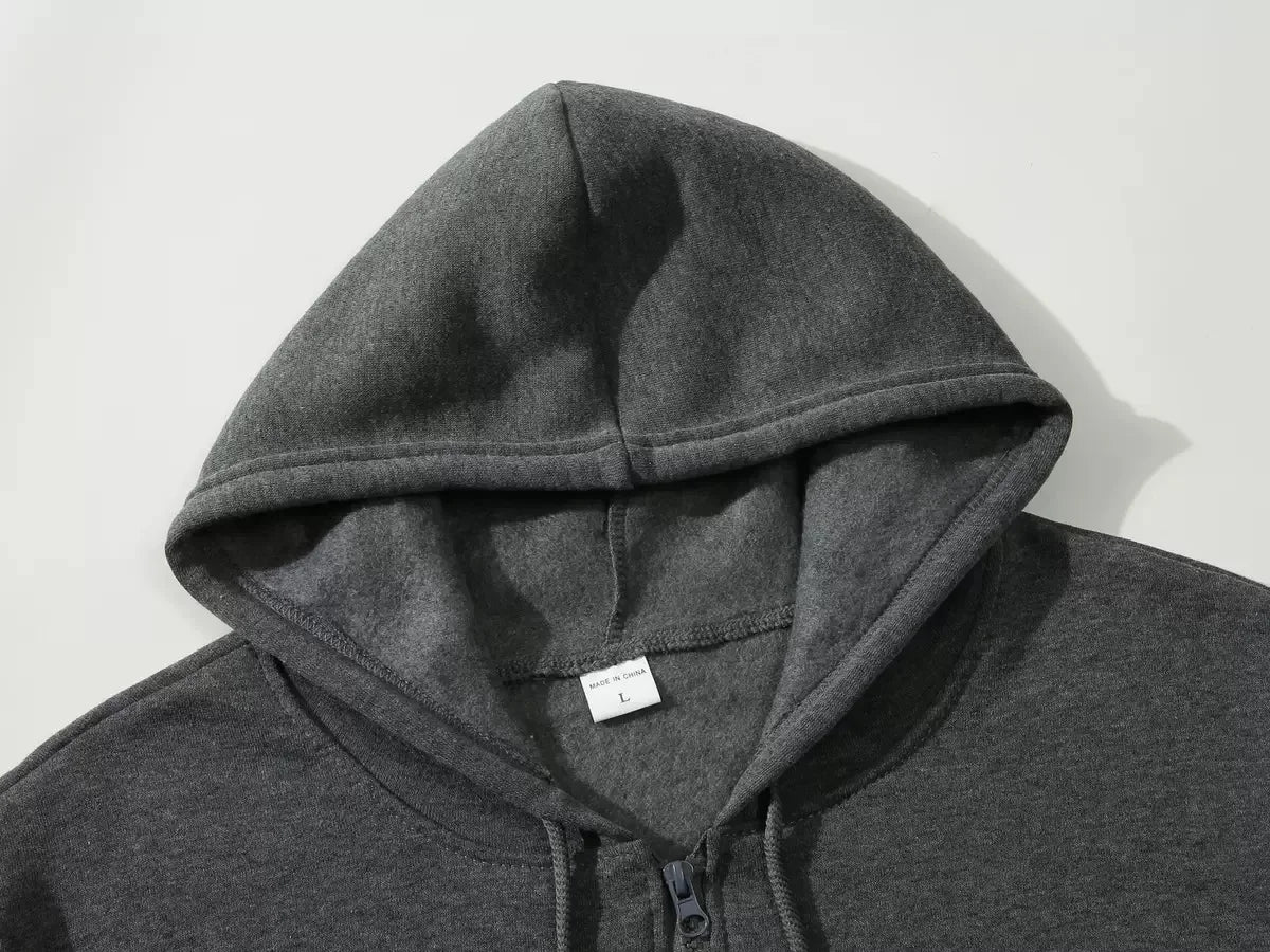 Y2K Zip-Up Hoodie Gothic