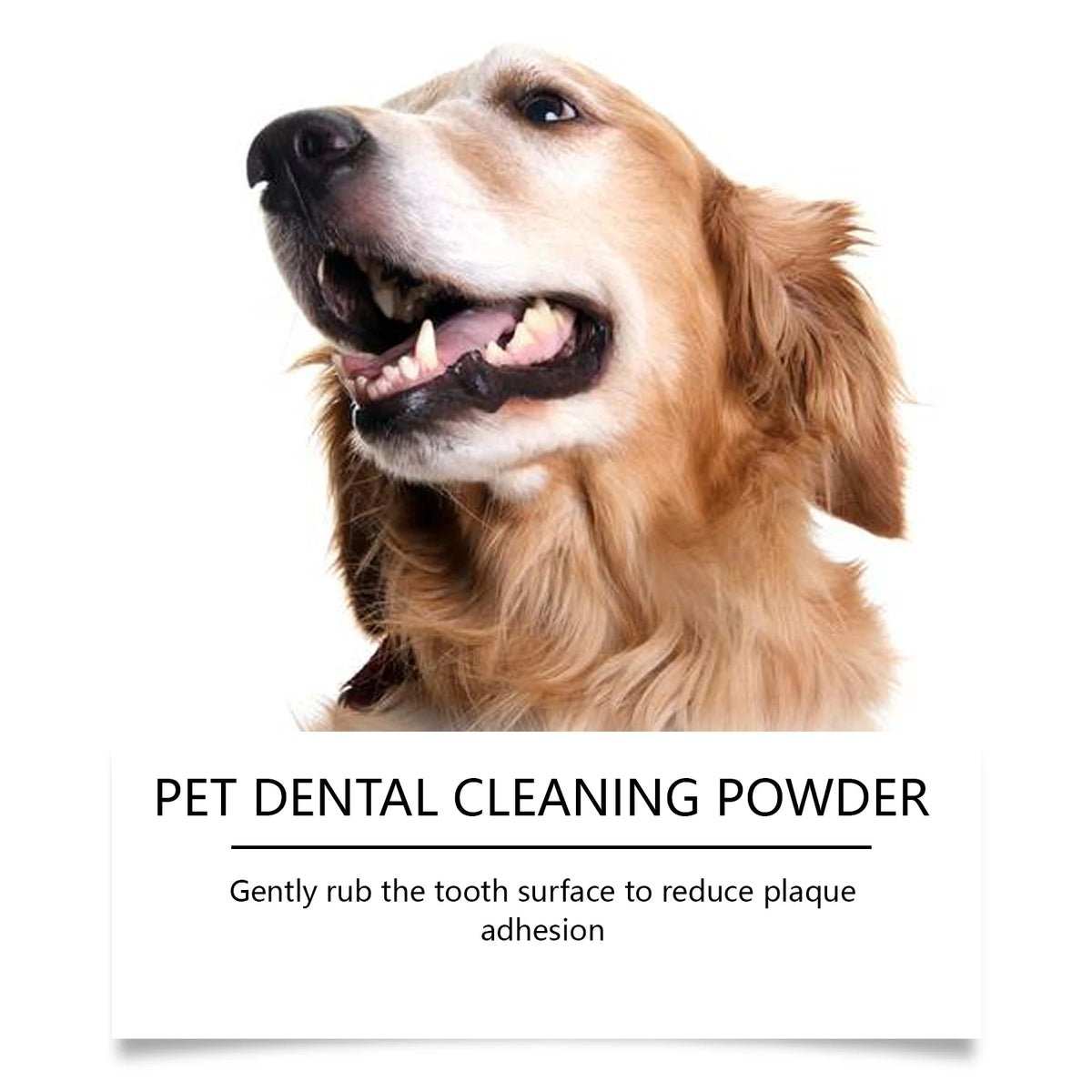 Dog Teeth Cleaning Powder, Freshens Breath