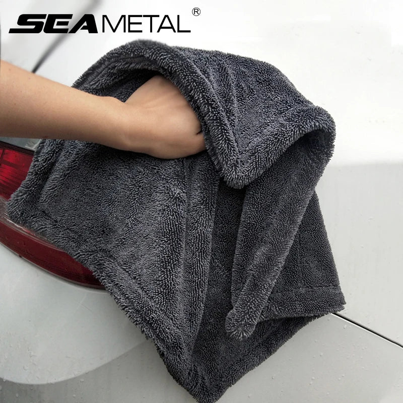 SEAMETAL 1200GSM Microfiber Car Wash Towel Super Absorbent Auto