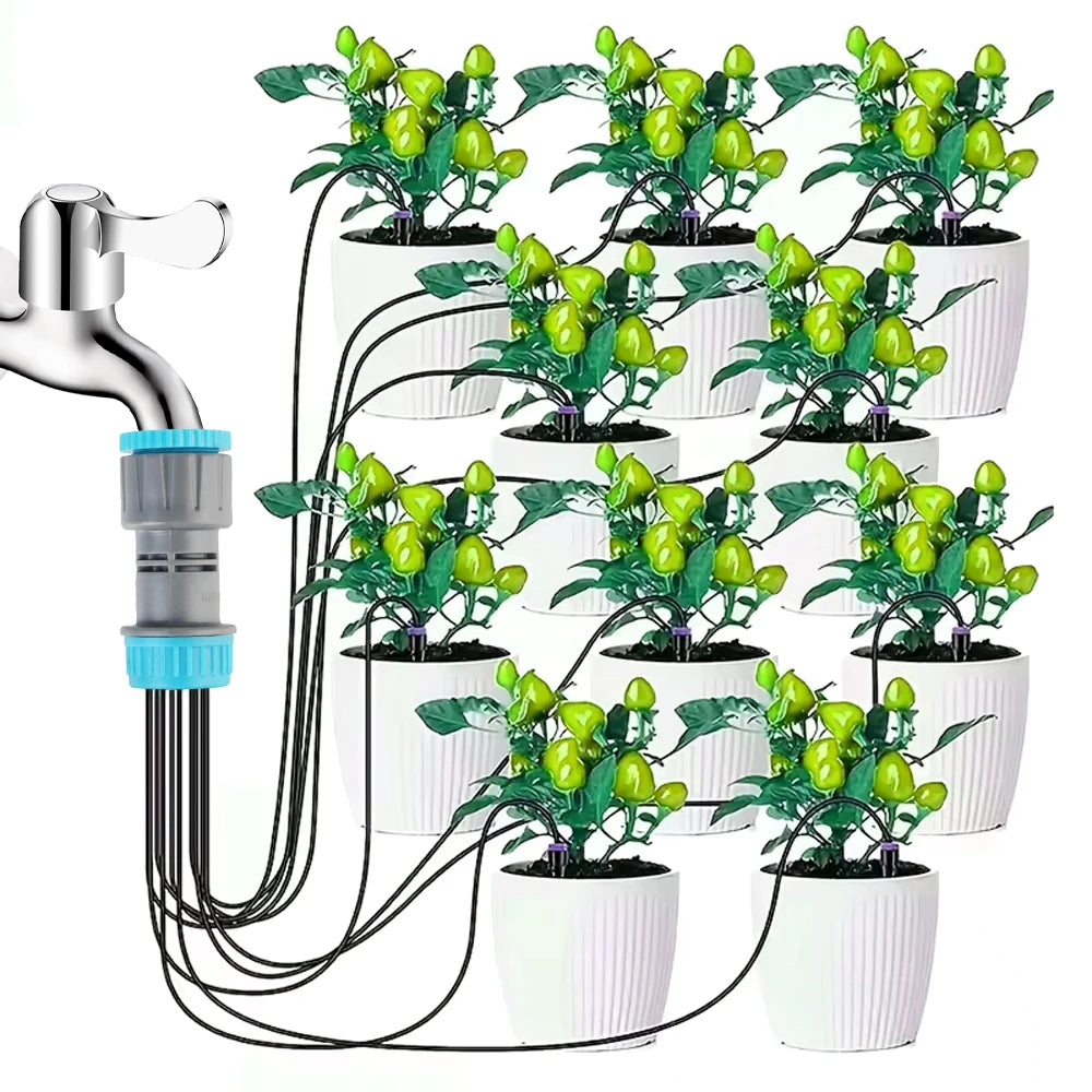 Plant Irrigation Tools Automatic Watering Device Auto Drip Arrow Garden Flower Watering Water Lazy Planting Kit Dripper Kits