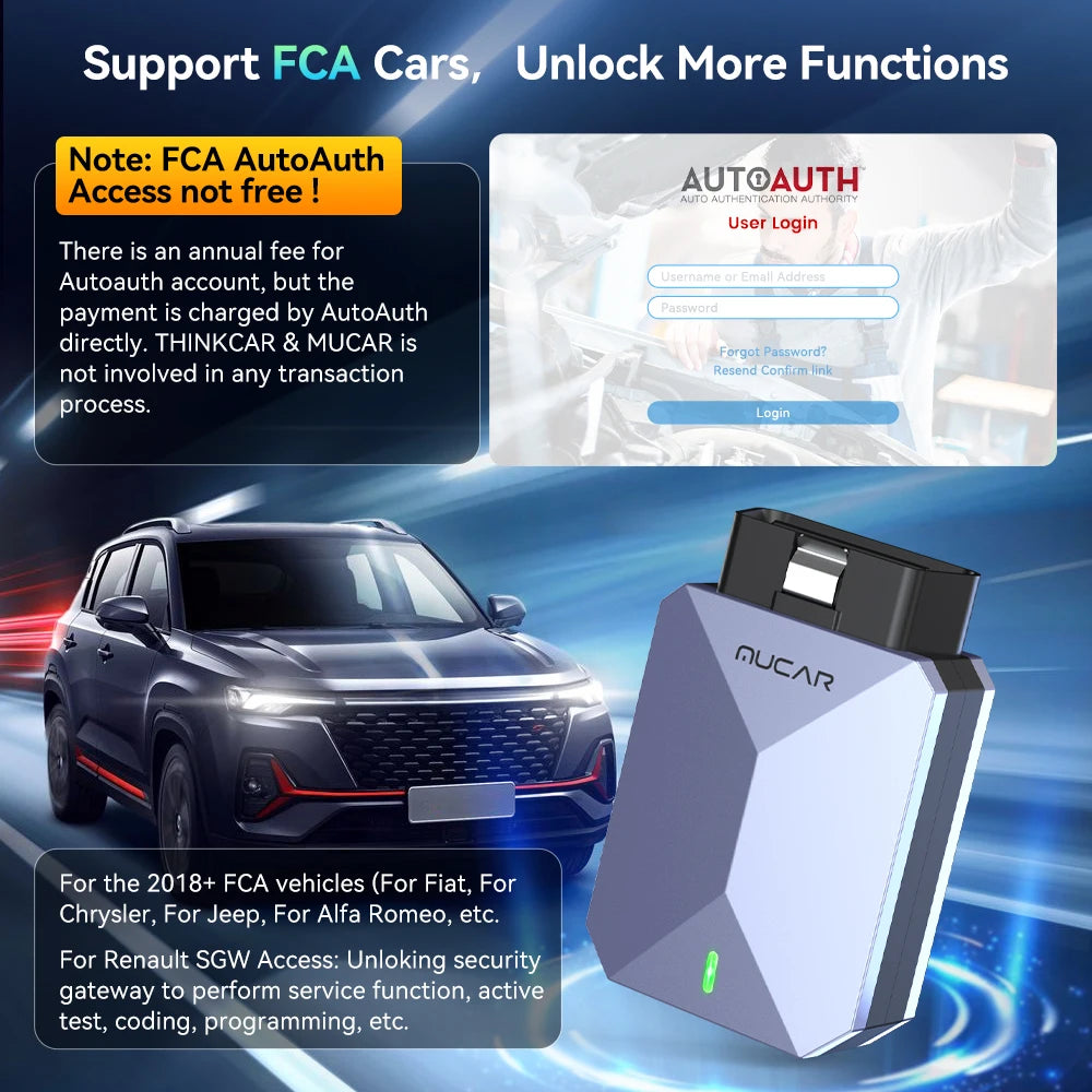 Mucar Bt200 MAX OBD2 Scanner Full System Diagnostic Tools