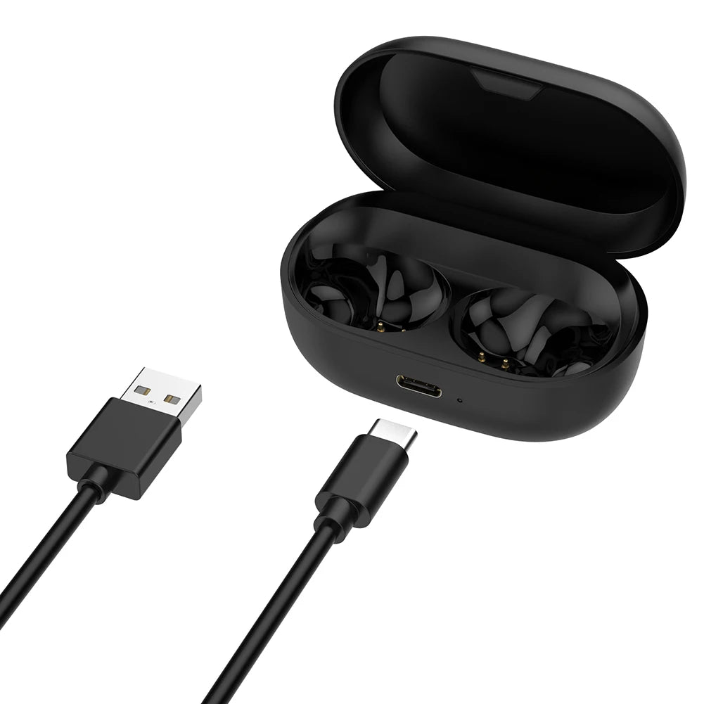 Charger Case for Jabra Elite 7 Pro Earbuds Type-C Port Wireless Charger Case Replacement Charger Case Cradle Dock