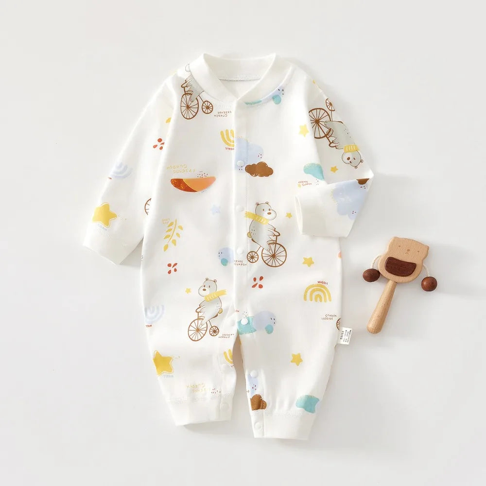 Aynigiell Spring &amp; Autumn 0-12 Months Baby Jumpsuits