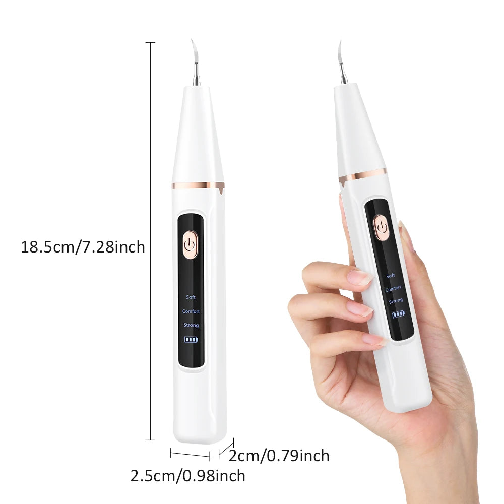 Electric Ultrasonic Teeth Tartar Cleaner Dental Scaler Tool for