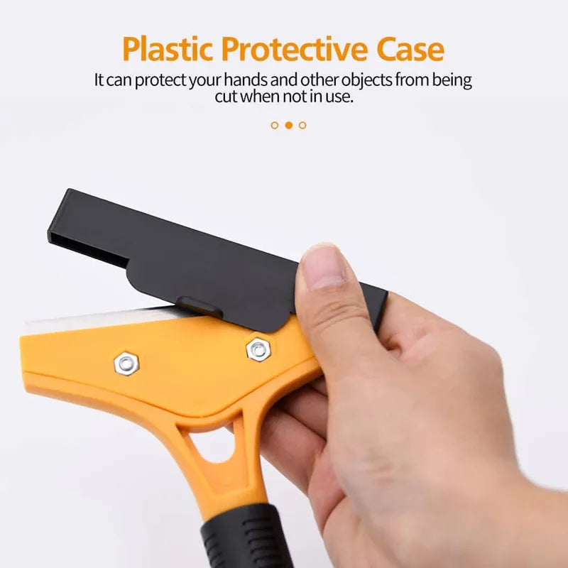 New 10cm Cleaning Shovel Cutter Portable Cleaning Knife Glass Floor Tiles Scraper Blade Seam Removal Household Kitchen Hand Tool