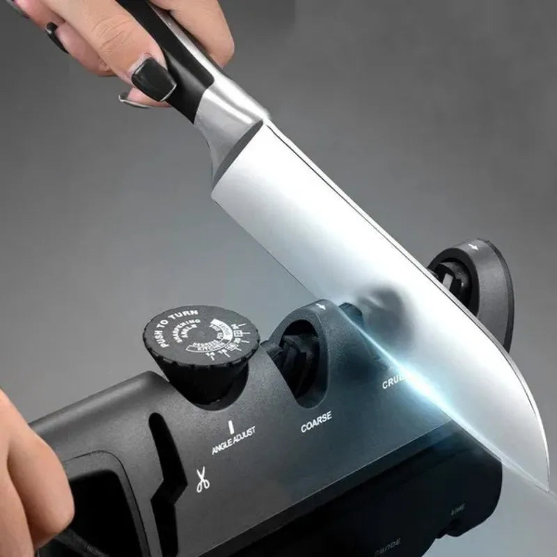 New Upgrade Angle Adjustable Knife Sharpener Professional 4 In 1 Kitchen Knives Grinder Scissors Sharpening Stone Home Tools