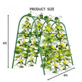 Heavy-Duty Metal Garden Arch Trellis – Rust-Resistant Plant Support