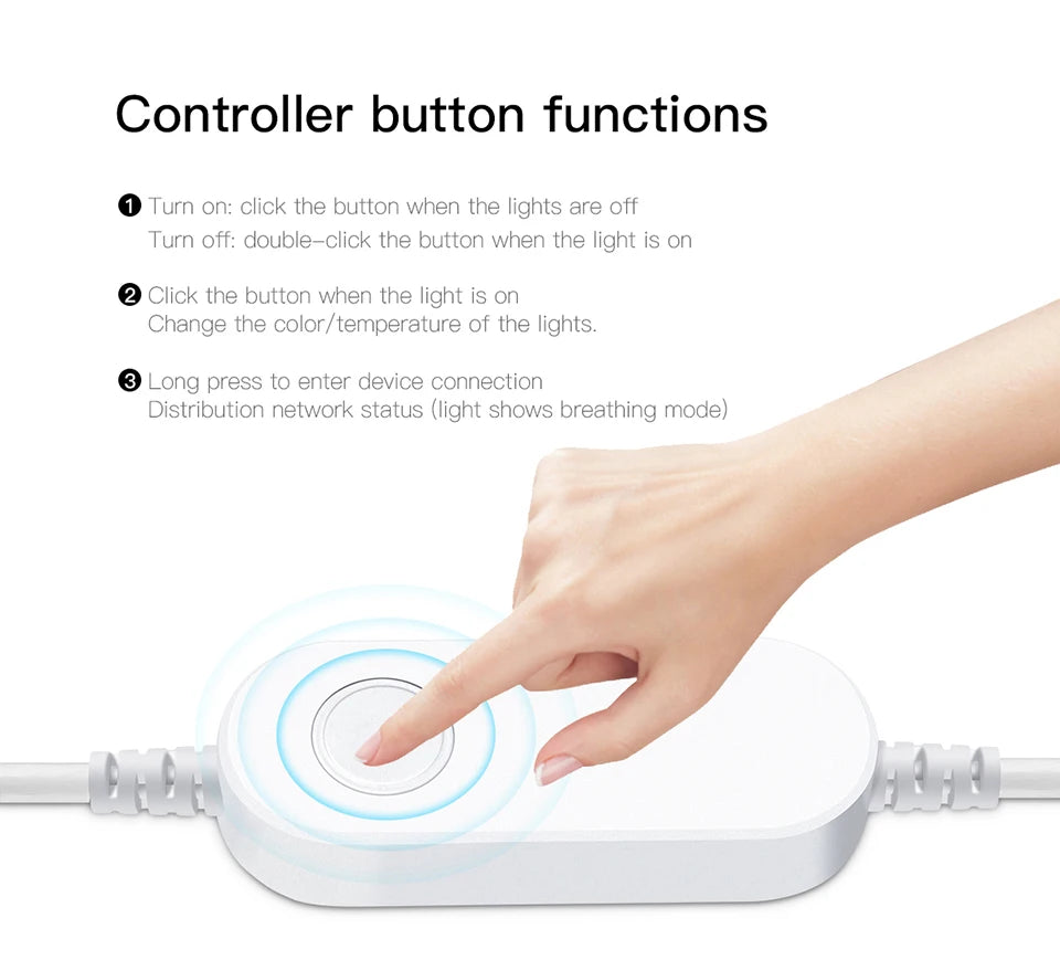 ZigBee Wifi COB LED Strip Smart Tuya Alexa Lights USB 5V Dimmable Neon LED Tape With LED Dimmer Controller Room Kitchen Decor