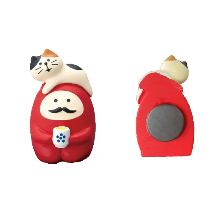 Resin Cute Cartoon Cat Fridge Magnetic Sticker Kawaii Zakka 3D Refrigerator Magnet Cute Magnets Home Decor New مغناطيس ثلاجة