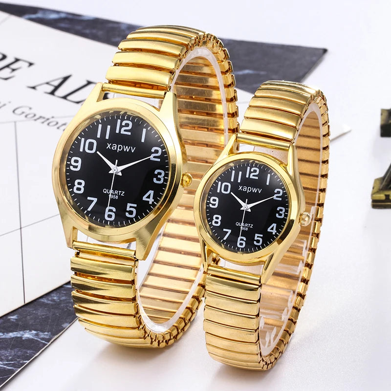 Large Dial Watch Men's Simple Women's Quartz Watch Fashion