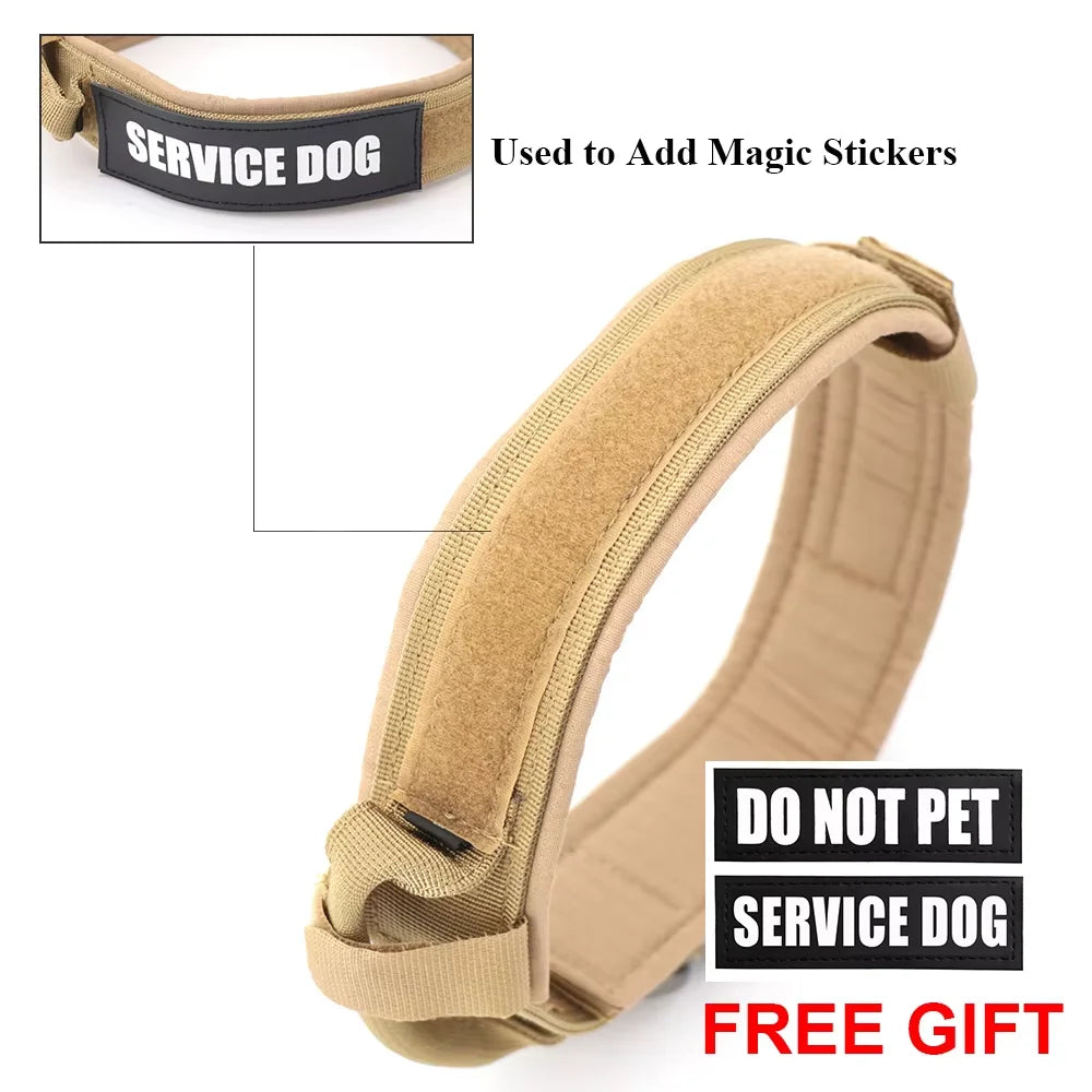 Dog Training Collar Adjustable Tactical Dog Collar and Leash