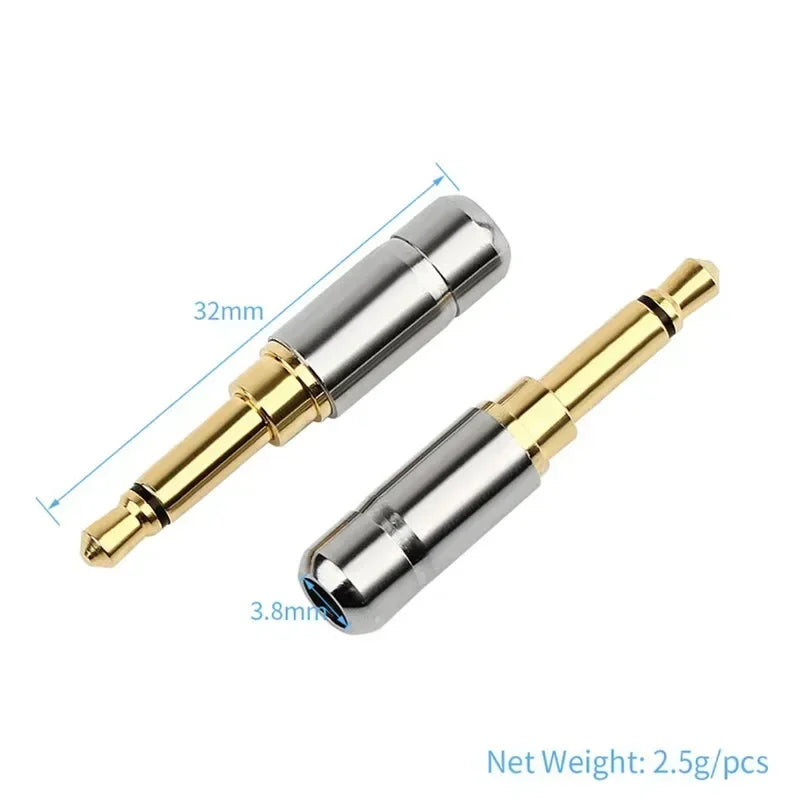 3.5mm Jack 2 3 4 Pole Earphone Plug Audio
