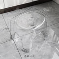 Acrylic Non-Slip Bathroom Stool