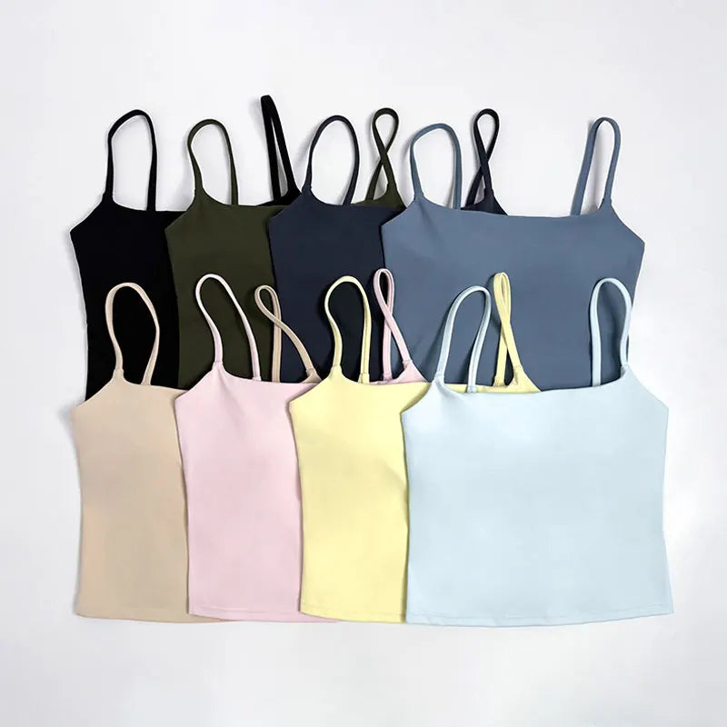 NCLAGEN GYM Tank Top With Built-In Bra Women's Yoga