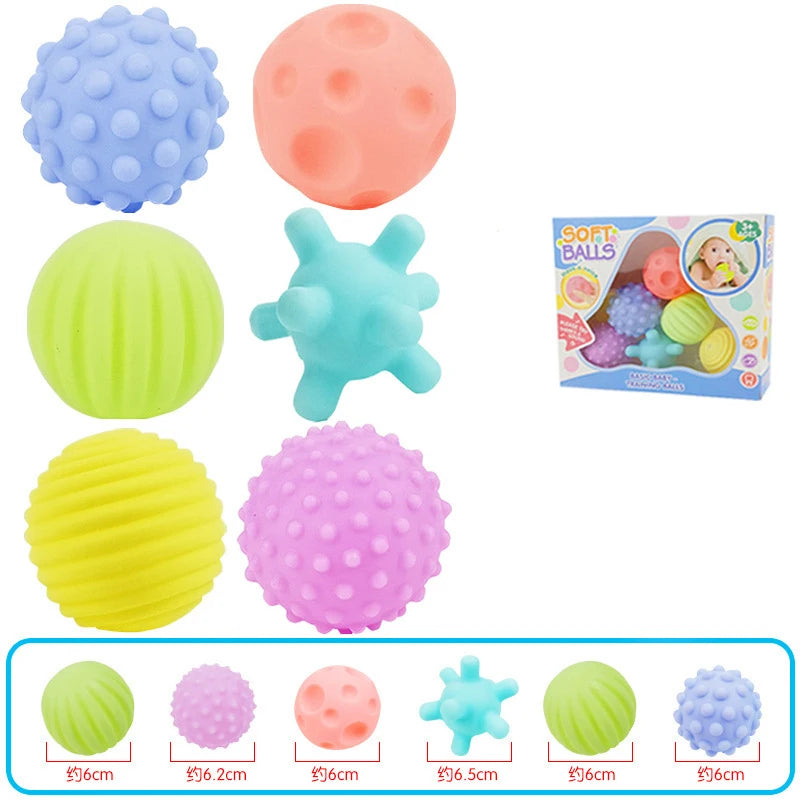Textured Multi Ball Set Develop Tactile Senses Toy Baby