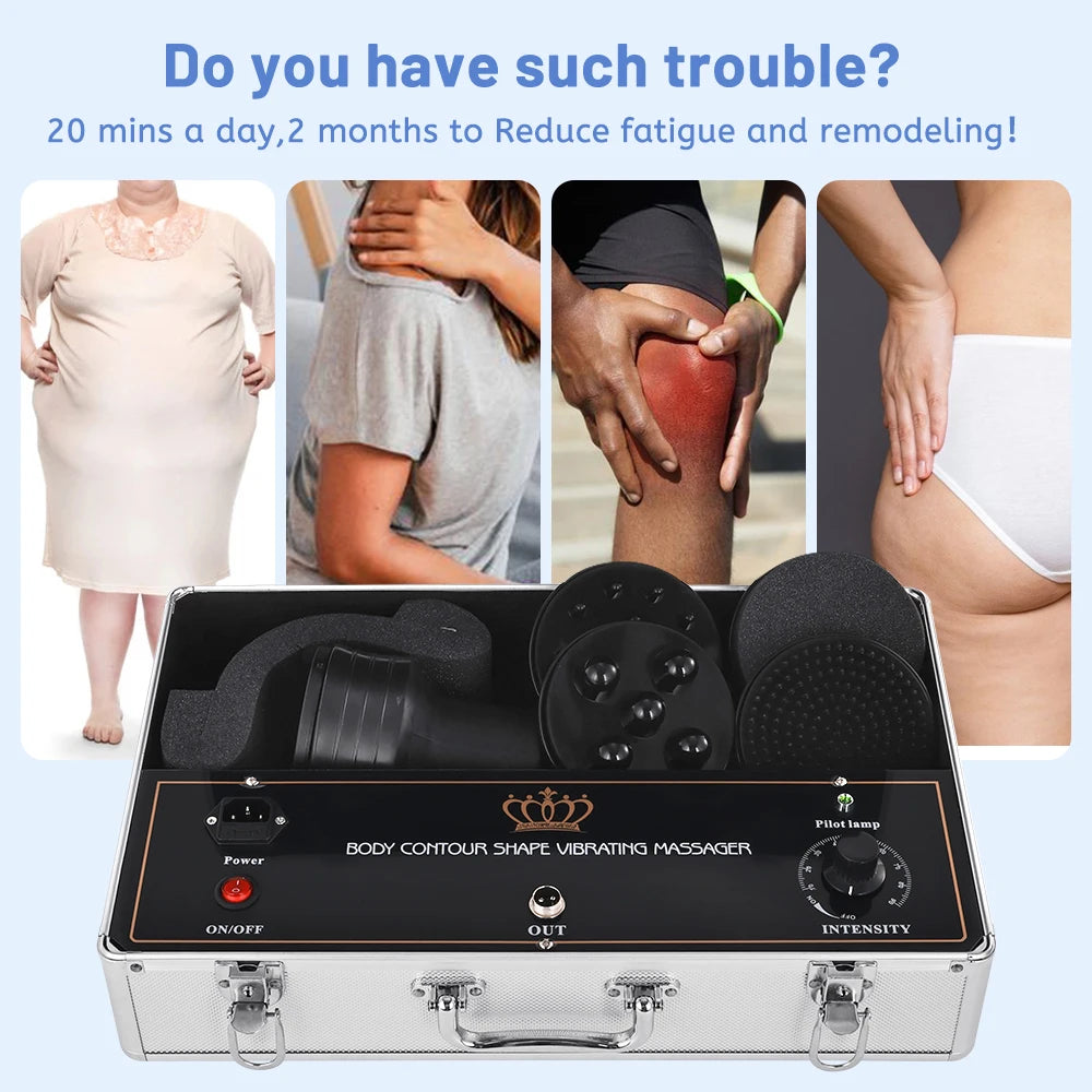 Portable Body Massage Machine High Frequency Vibration Body Slimming