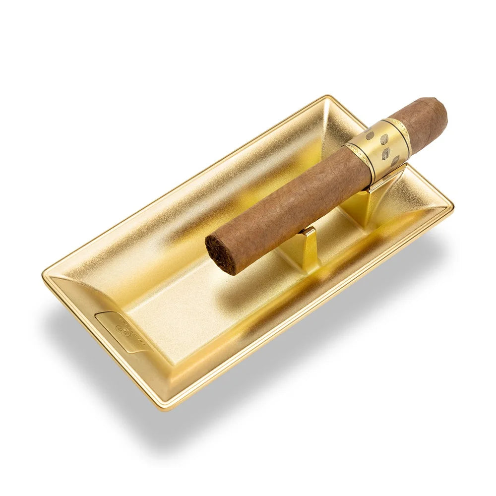 Cigar Ashtray Luxury Retro Large Caliber Holder Ash Tray Cigarette Tobacco Home Office Decoration Portable Single Slot CKA-1001