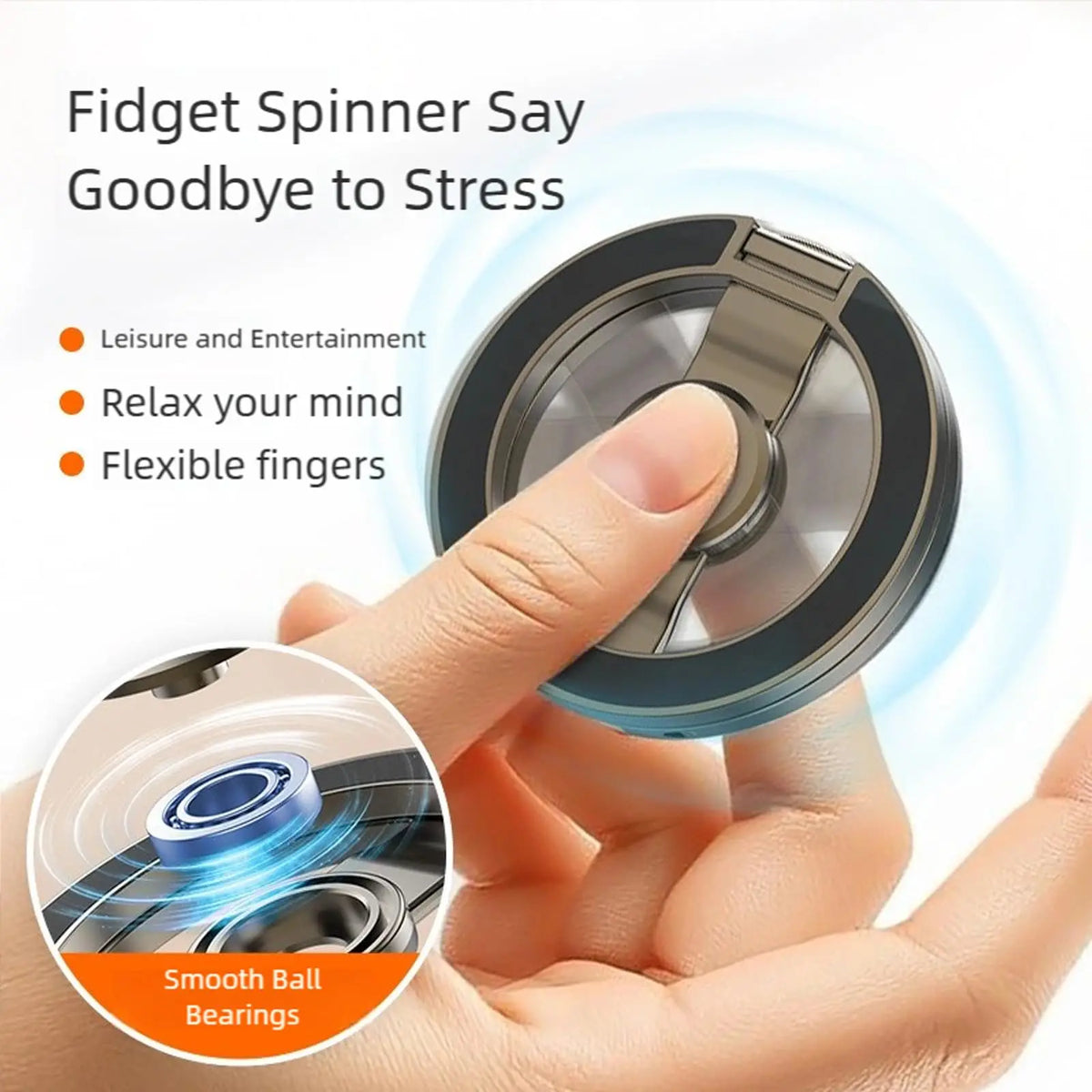 Phone Stand &amp; Fidget Spinner Combo
