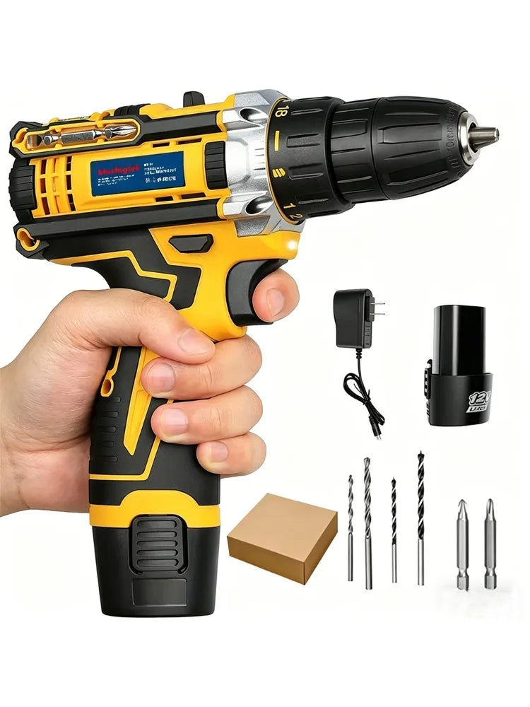 Cordless Electric Screwdriver and Drill Combo Kit