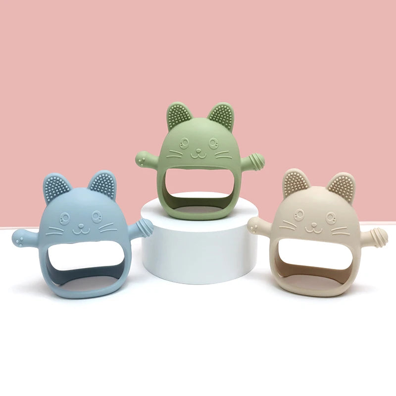 Mother Kids 1Pcs Food Grade Baby Toys Silicone Teether