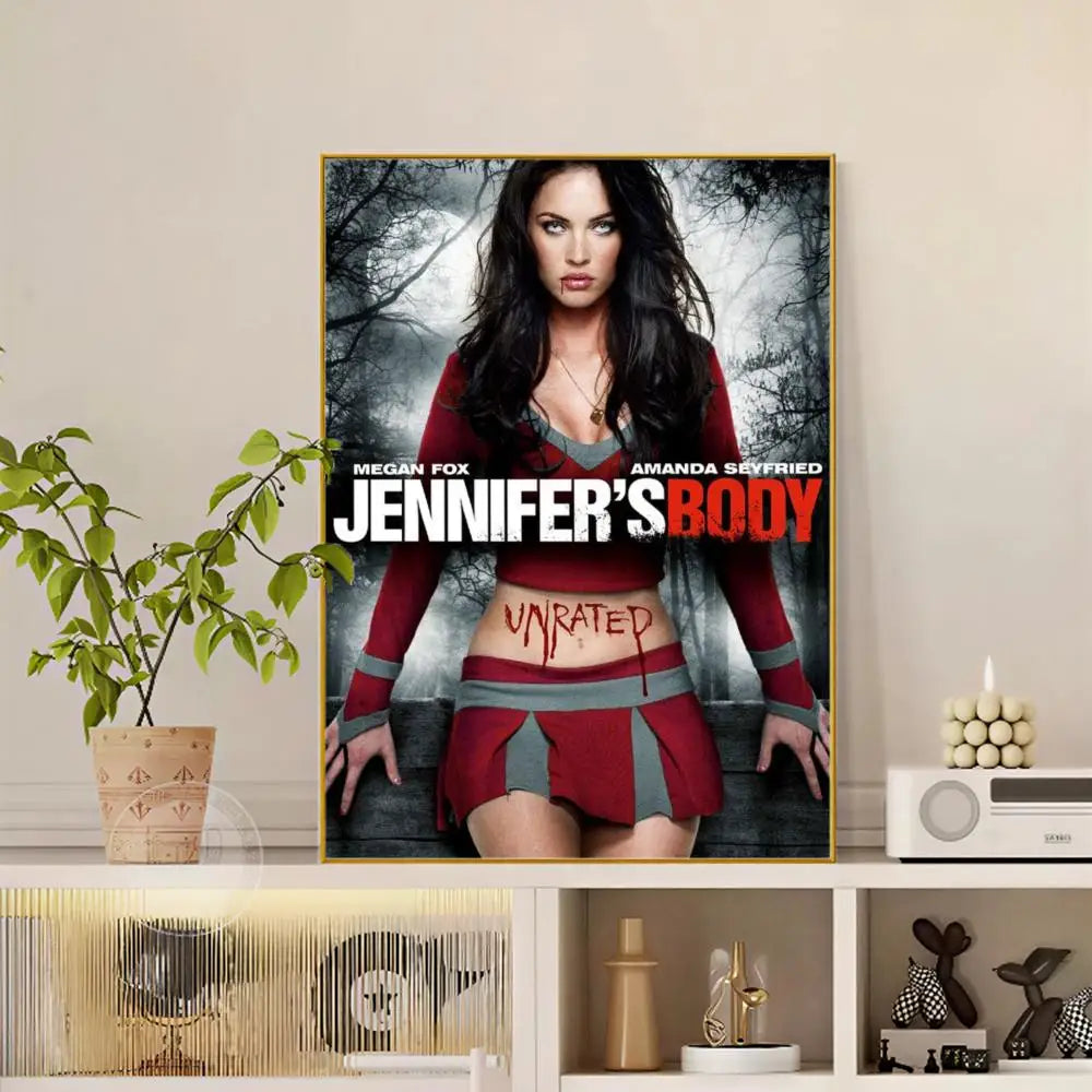 Pop Movie Jennifer Body Poster Versatile HD Waterproof Wall Art Self-Adhesive Decor for Any Space Ideal Gift