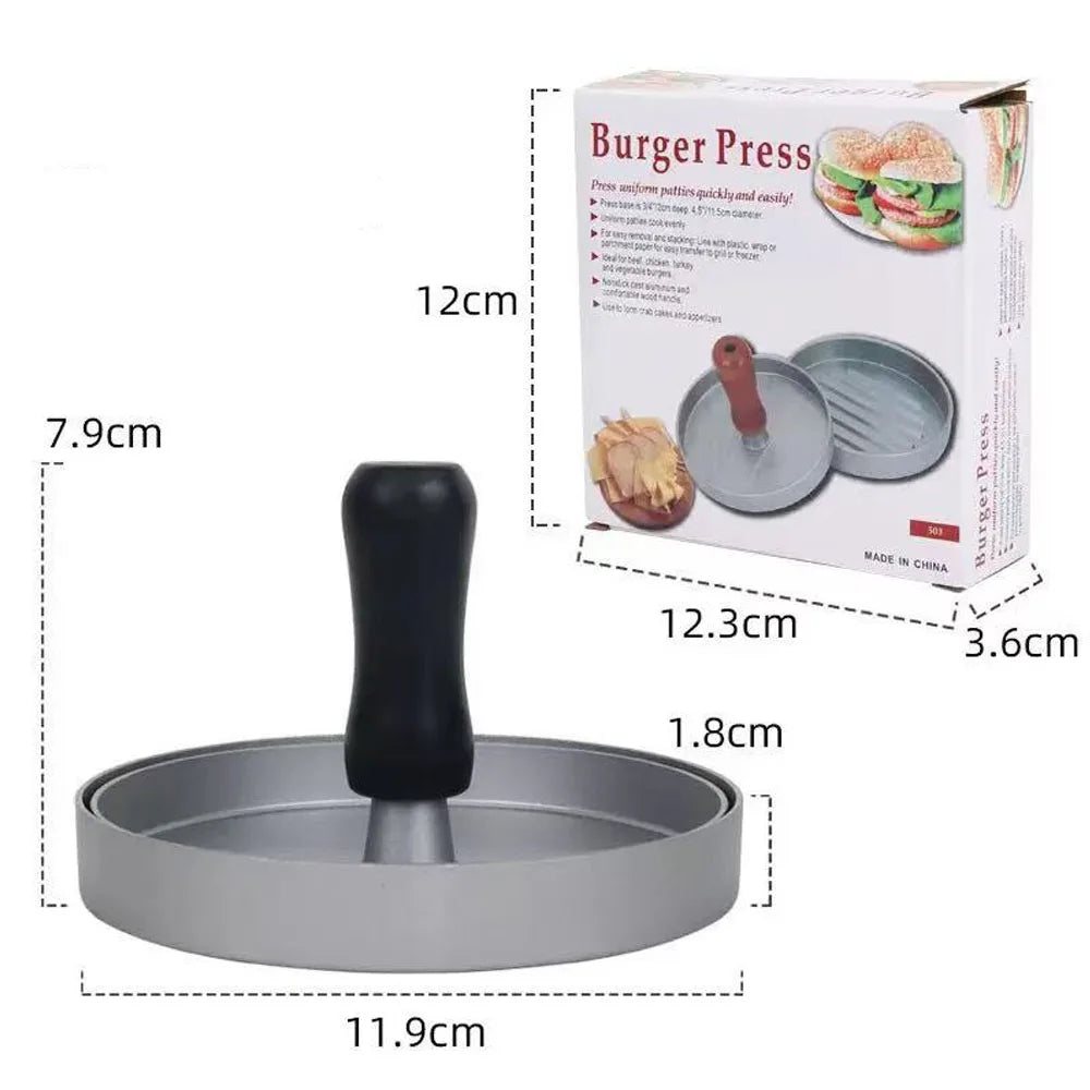 Aluminum Burger Press Patty Maker