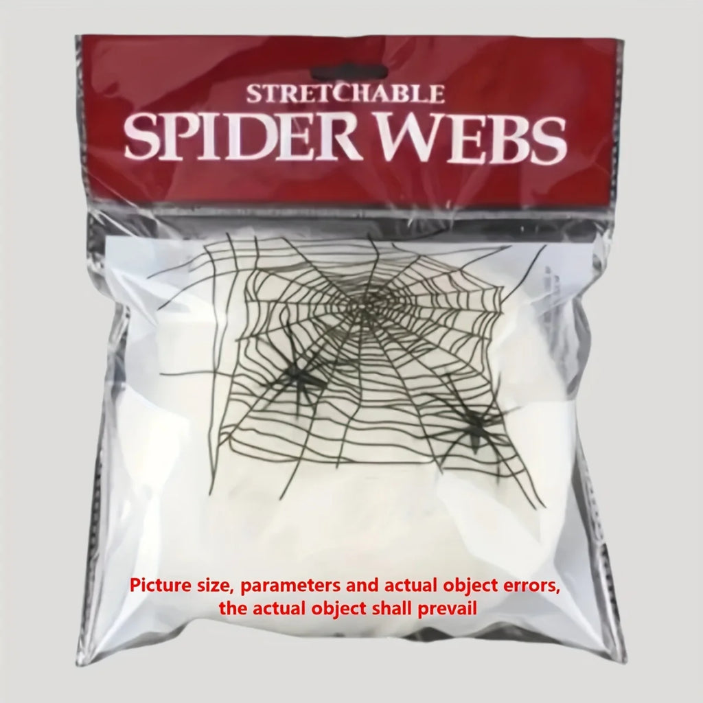 Stretchable Spider Webs with 2 Spiders Each