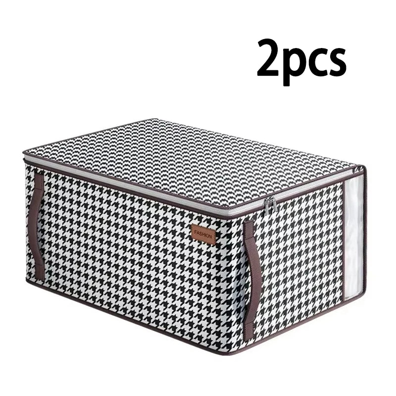 Thickened Non-woven Quilt Storage Bag For Household High-capacity Clothing Clothes Packaging Bag Organizing Luggage Bag