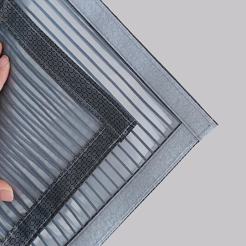 Anti cat scratch diamond mesh screen window, cat keeping seal window, no punching, self-adhesive mosquito proof pet mesh