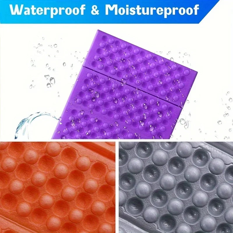 Honeycomb Massage Mat Fold XPE Cushion Outdoor Hiking Camping