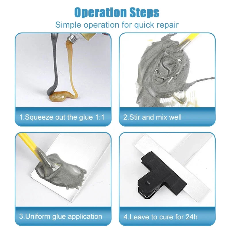 Cold Welding Glue Metal Repair Glue Heat-resistant AB Sealant