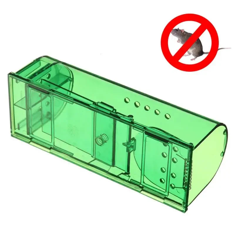 2PCS Plastic Mousetrap Bedroom Kitchen Warehouse Mousetrap With Handle Easily Catch Rats High Sensitive Pedal Trap