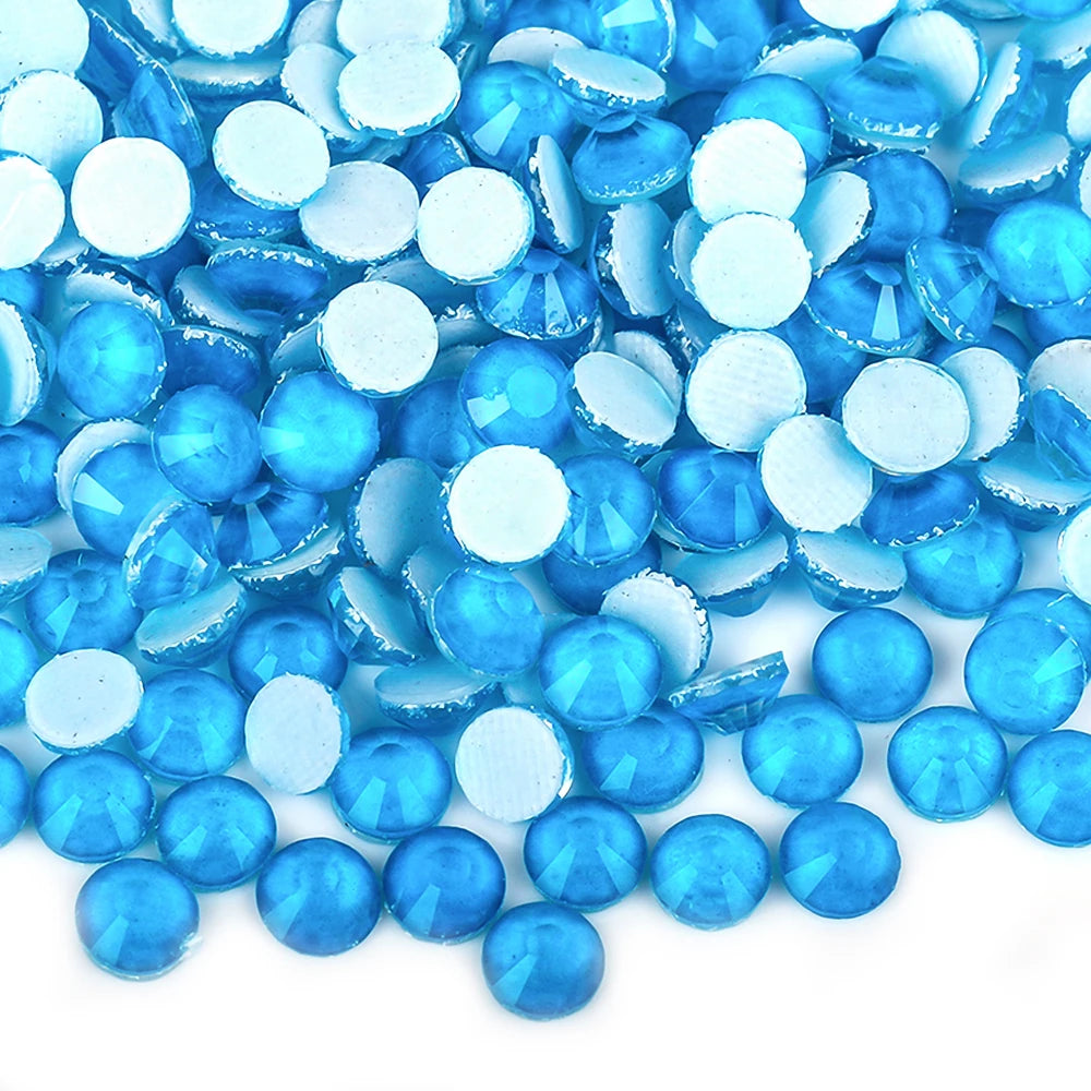 Fluorescence All Color Neon Hotfix Rhinestones Super Bright Crystal Strass Glass Iron On Rhinestone For Fabric Garment Dress