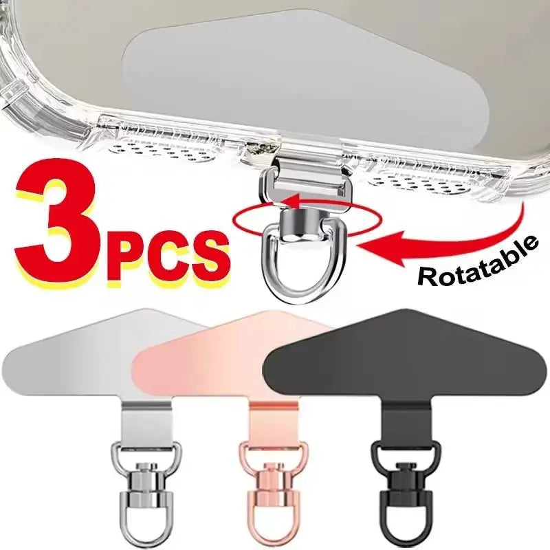 360° Rotation Metal Steel Phone Tether Tab Cell Phone