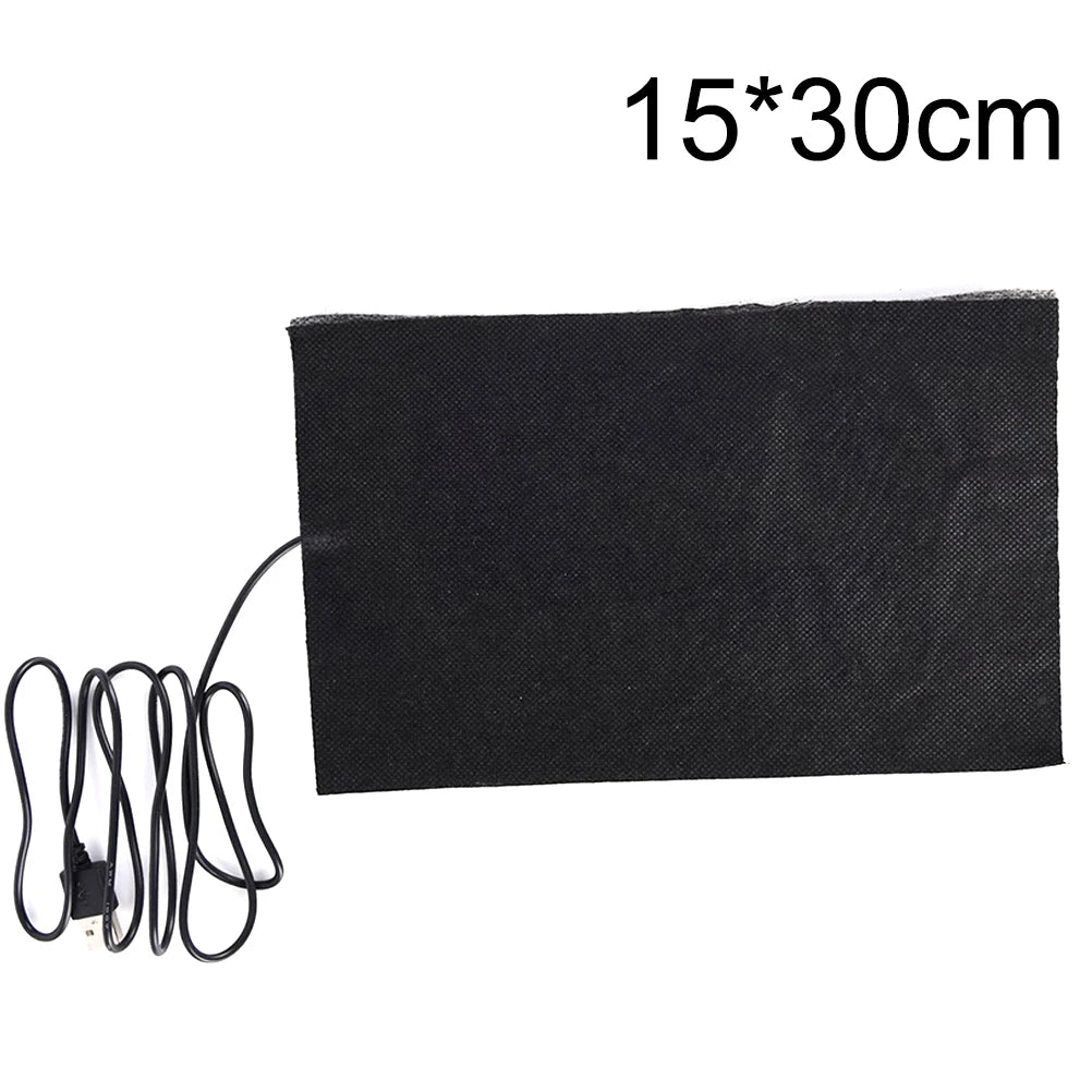 USB Heating Element Film Heater For Warm Feet Hand Warmer Electric Belts Carbon Fiber Heated Pads