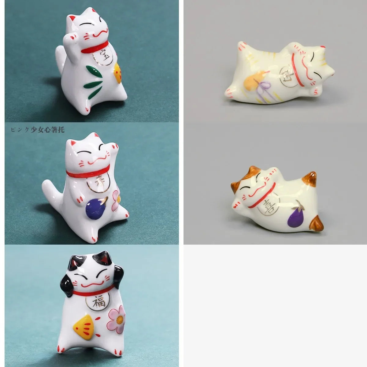 Cute Cat Ceramic Chopsticks Holder Stand Fine Design Chopstick Rack Pillow Care Rest Japanese Style Kitchen Tableware Tools New