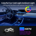 Car LED Flexible Strip Cool Light Fit For Toyota 4Runner 2025-2026, Music Sync Ambient Lamp 256 Colors Dashboard Through-body Light Easy Install Non-Waterproof Car Interior Atmosphere Light