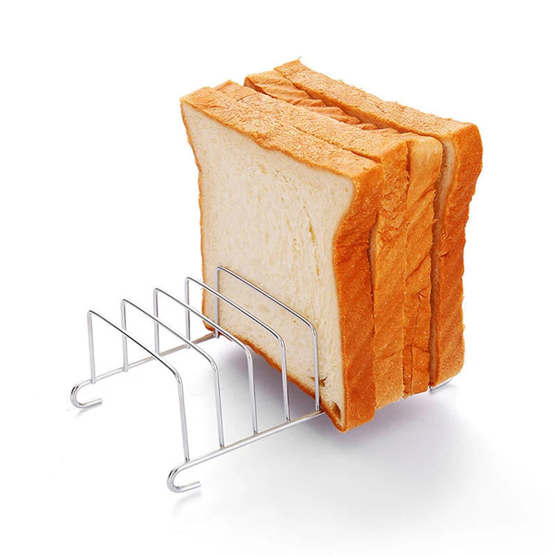 Stainless Steel Toast And Bread Rack Rectangle Food Display Tool For Air Fryer Accessories Food Tool Toast Rack For Kitchen