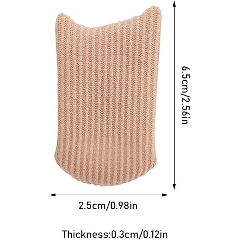 2/5pcs Gel Toe Guard for Big Toes Soft Fabric Breathable Toe Protectors Anti-friction Big Toe Guard for Men and Women